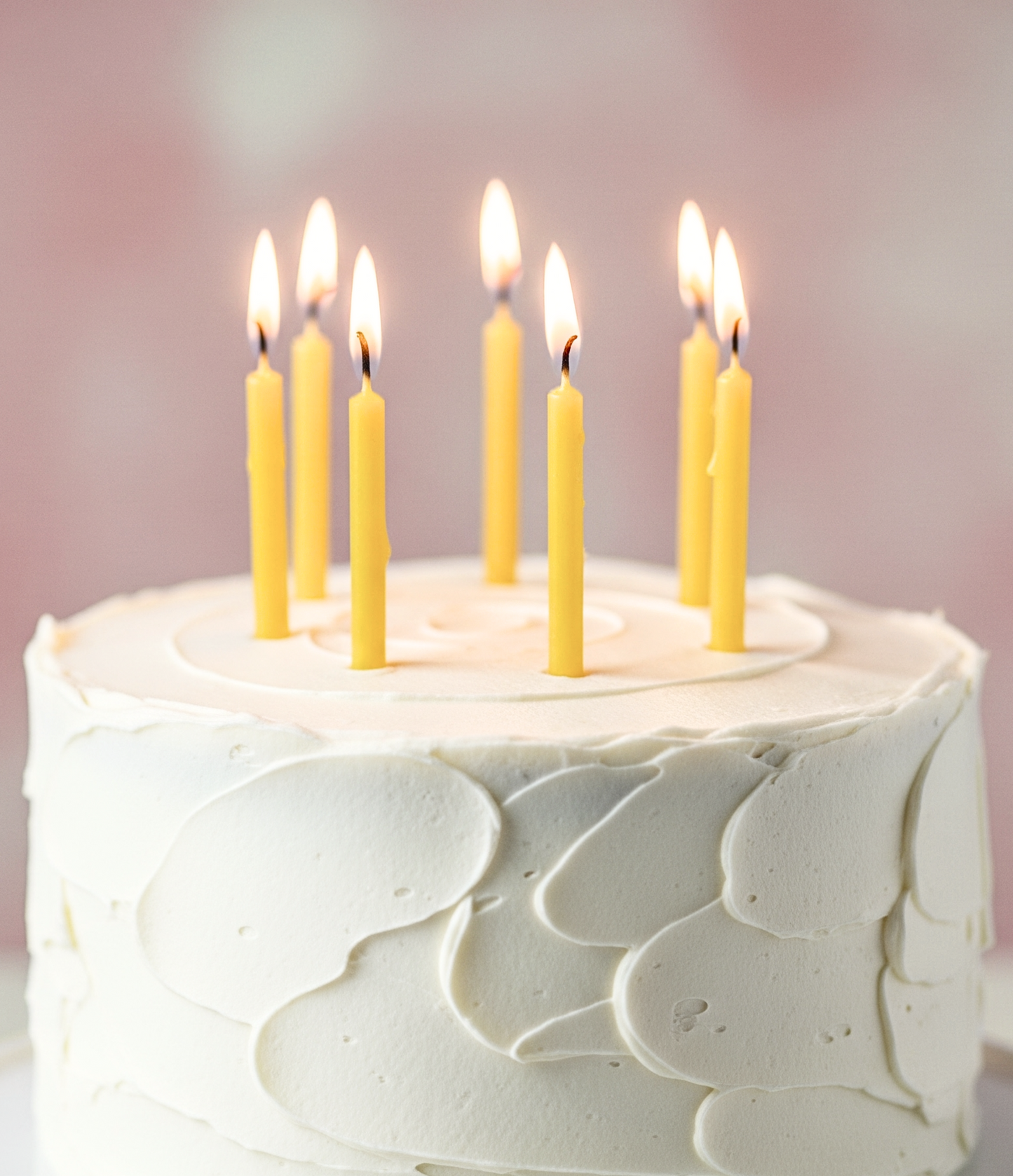 12 Pack Natural Beeswax Birthday Candles