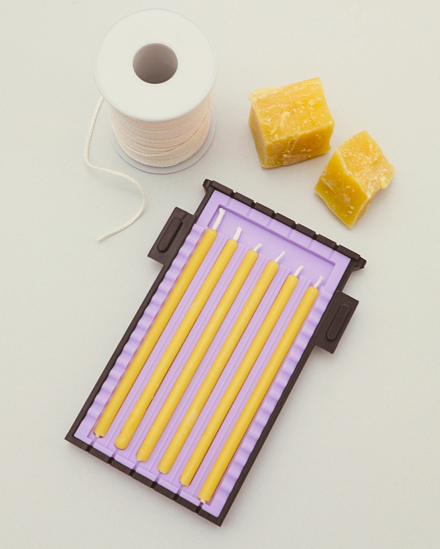 12 Pack Natural Beeswax Birthday Candles