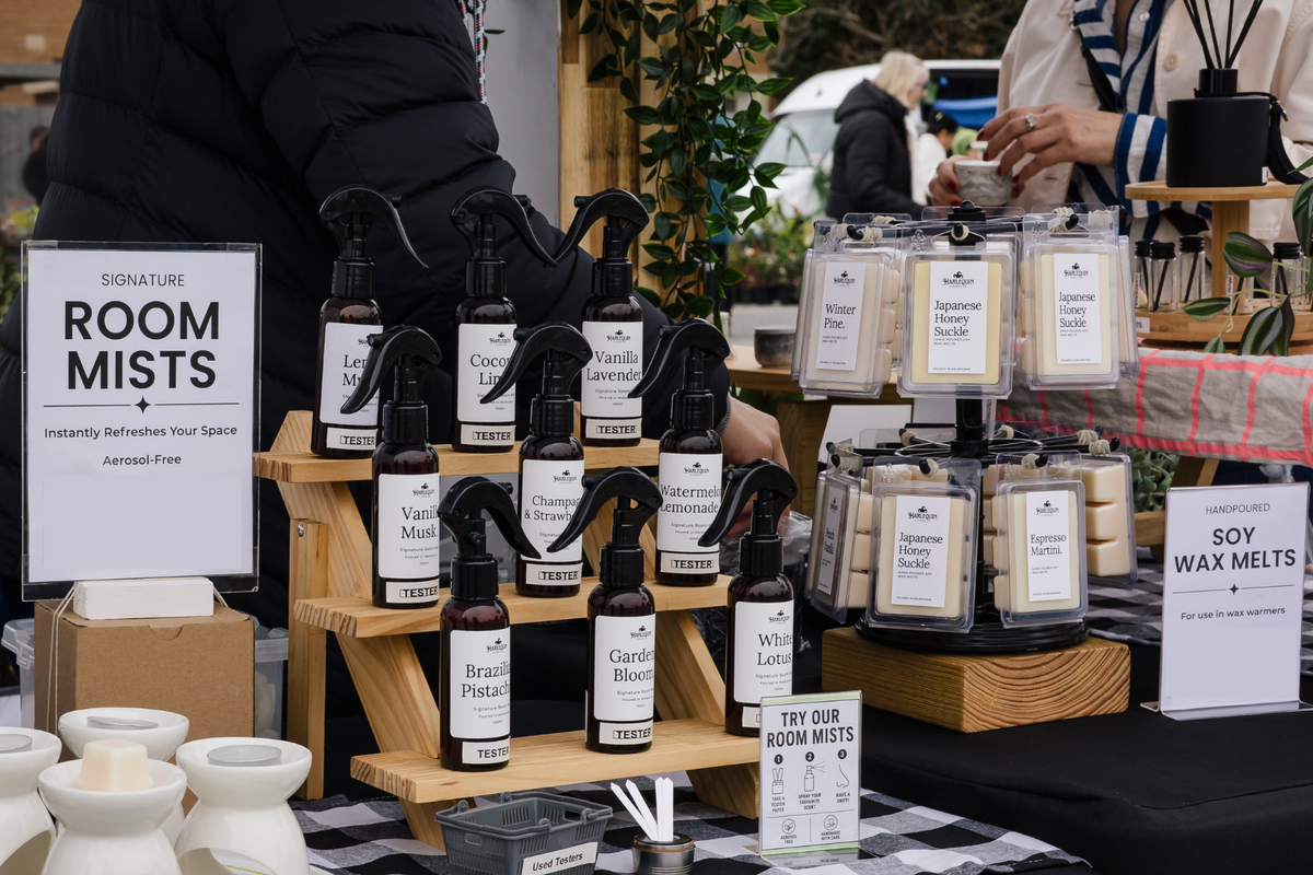 Behind the scenes at Harlequin Candles